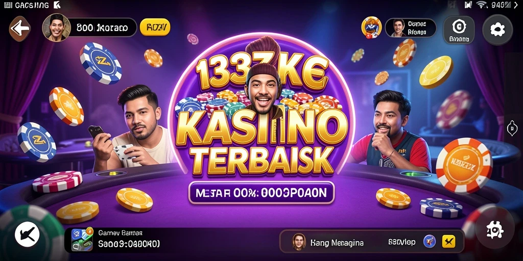 Tampilan gameplay menarik dari aplikasi Kasino 33ZK.