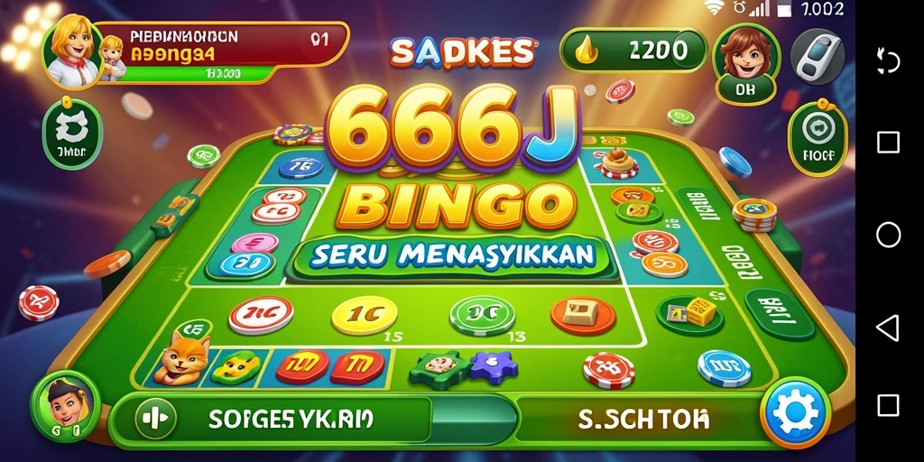 Tampilan gameplay Bingo yang seru dan interaktif di 666J.