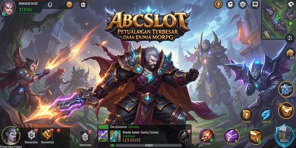 Tampilan gameplay menawan di dunia MMORPG yang kaya.