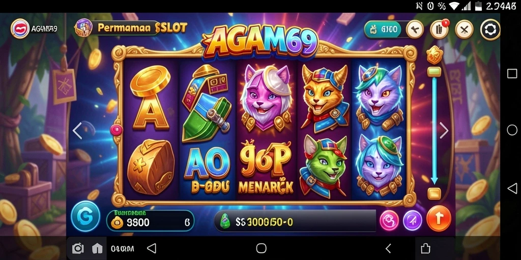 Tampilan gameplay yang seru dan penuh warna dari AGAM69.