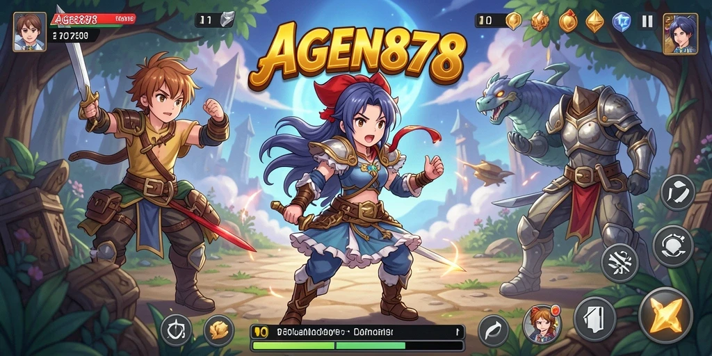 Penampilan gameplay AGEN878 yang menarik dan penuh warna.