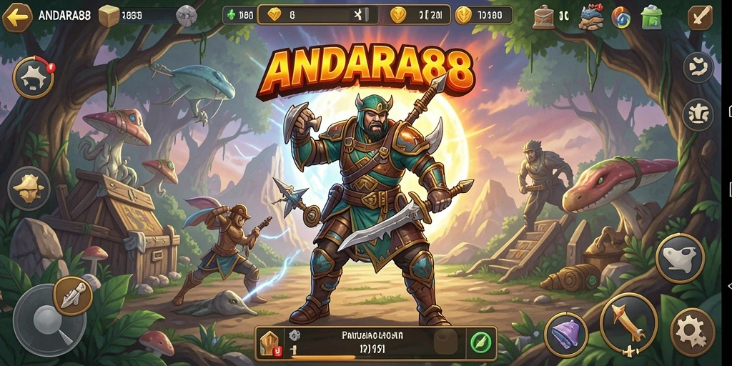 Tampilan gameplay menarik dengan grafis yang memukau.