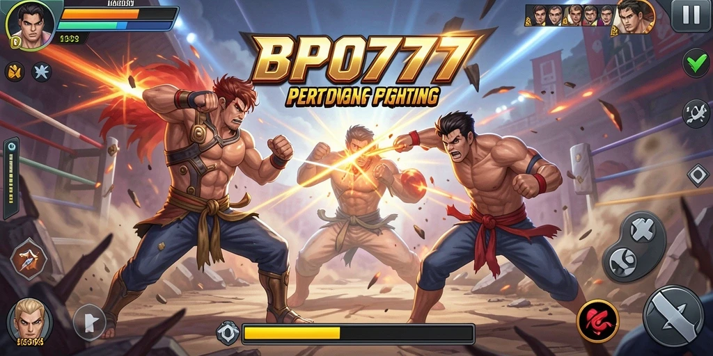 Tampilan gameplay BPO777 yang intens dan mengasyikkan dalam pertarungan.