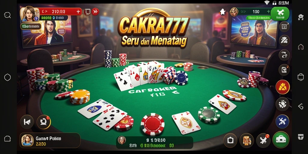 Tampilan gameplay dari CAKRA777 yang seru dan kompetitif.
