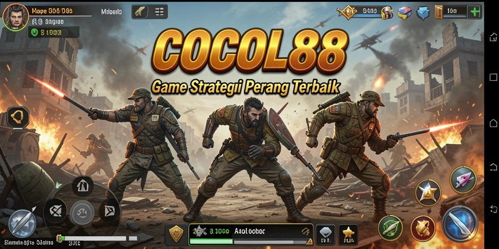 Tangkapan layar dari aksi strategis dalam COCOL88.