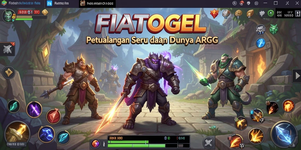 Tangkapan layar gameplay ARPG di FIATOGEL yang seru dan mendebarkan.