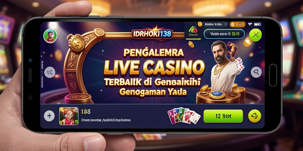 Tampilan menarik dalam gameplay Live Casino IDRHOKI138.