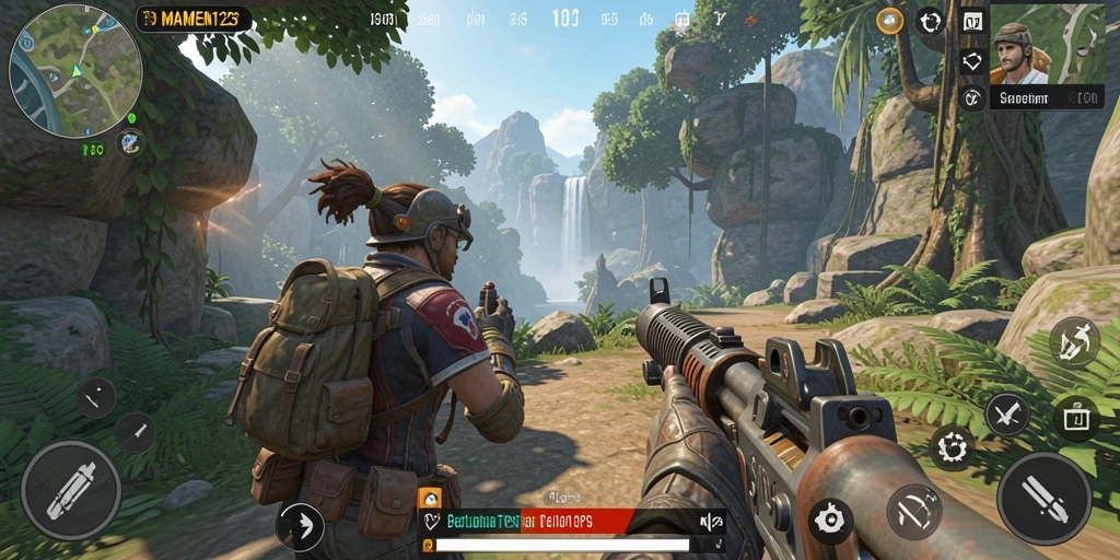 Tangkapan layar utama dari gameplay seru MAMEN123.