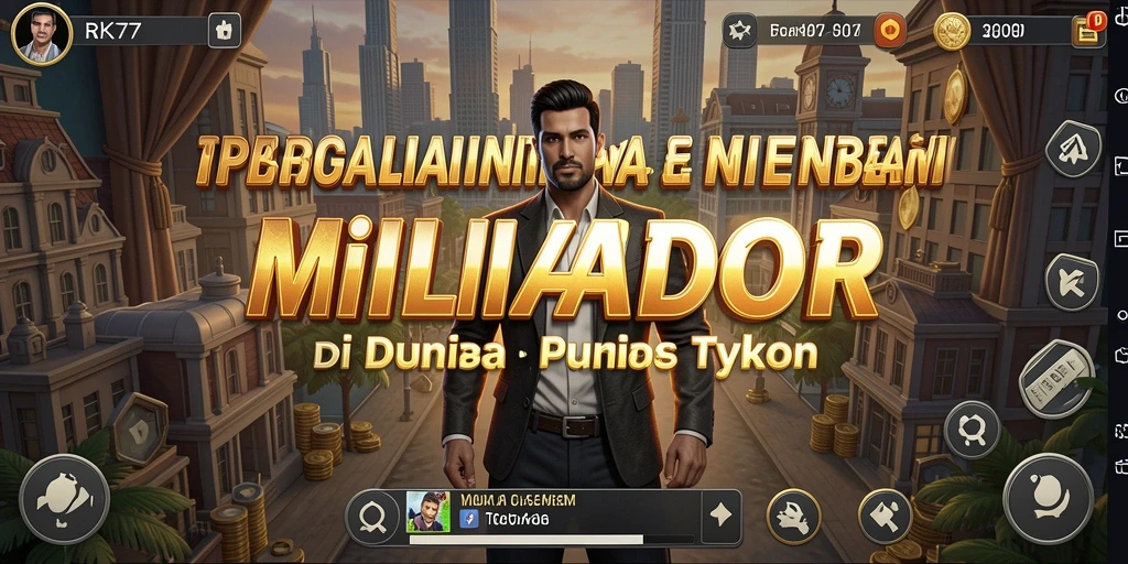 Tampilan gameplay seru dan interaktif dalam RK77.