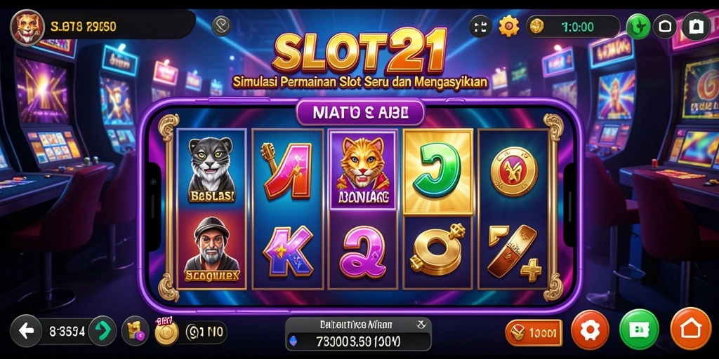 Tampilan menarik dari game SLOT21 dengan gameplay slot yang mendebarkan.