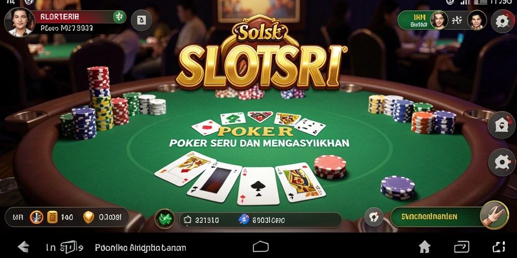 Menampilkan gameplay mendebarkan dari SLOTSRI dengan pemain bersaing.