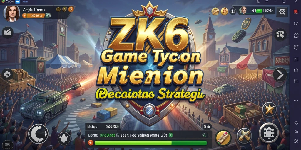 Gambaran menarik dari gameplay Tycoon yang mendebarkan di ZK6.